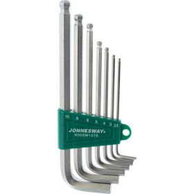Комплект угловых шестиграников LONG Jonnesway H05SM107S (артикул 13938683) – фото 2