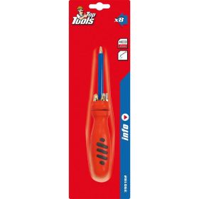 Набор насадок с держателем, 8 шт. Top Tools 39D182 (артикул 15758673) – фото 2