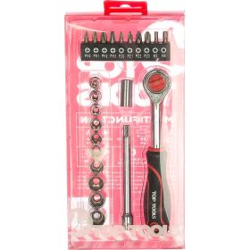 Набор торцевых ключей, 1/4, 23 шт. Top Tools 38D505 (артикул 15763296) – фото 3