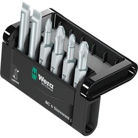 Набор бит Wera Mini Check 800/4Z+851/4TZ+855/4TZ 6 шт. WE-056474 (артикул 14980616) – фото 1