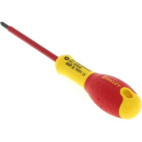 Диэлектрическая отвертка FATMAX 1000V PZ1х100 мм Stanley 0-65-418 (артикул 15281470) – фото 10