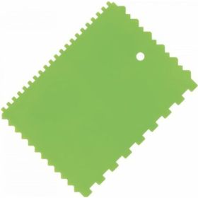 Пластмассовый шпатель для клея СИБРТЕХ 130х170 мм зубчатый 86018 (артикул 15566340) – фото 2