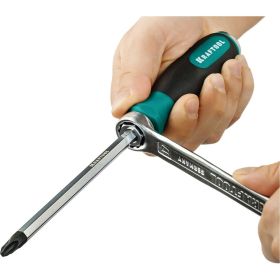 Ударная отвертка Kraftool "Impact", сквозной стержень из Cr-Mo-V стали, 250034-3 (артикул 16043637) – фото 3