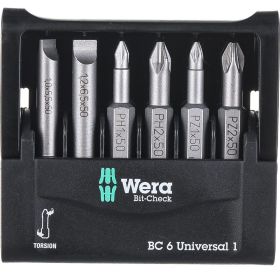 Набор бит Wera Mini Check 800/4Z+851/4TZ+855/4TZ 6 шт. WE-056474 (артикул 14980616) – фото 6