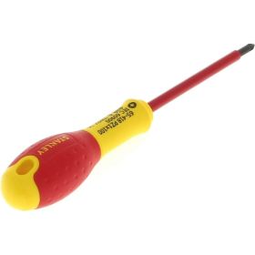 Диэлектрическая отвертка FATMAX 1000V PZ1х100 мм Stanley 0-65-418 (артикул 15281470) – фото 7