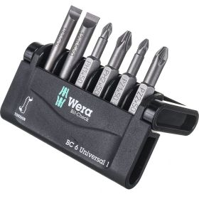 Набор бит Wera Mini Check 800/4Z+851/4TZ+855/4TZ 6 шт. WE-056474 (артикул 14980616) – фото 5