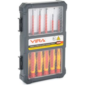 Набор отверток для точных работ VIRA VDE 6 шт. RAGE 397037 (артикул 16398470) – фото 7