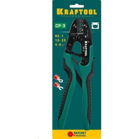 Пресс-клещи KRAFTOOL CP-3 0.5 - 6 мм2, для изолированных наконечников и соединительных муфт 45461-3 (артикул 16086565) – фото 2