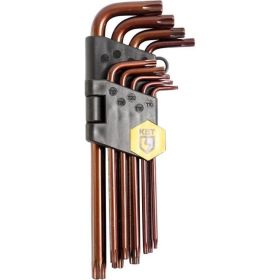 Набор ключей КВТ TORX КТ-9s Т10-Т50 82178 (артикул 16295665) – фото 3