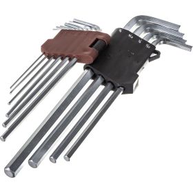 Набор торцевых шестигранных удлиненных дюймовых ключей Thorvik HKIL10S H1/16 -H3/8 , 10 предметов 53099 (артикул 16296234) – фото 5