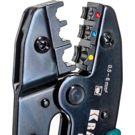Пресс-клещи KRAFTOOL CP-3 0.5 - 6 мм2, для изолированных наконечников и соединительных муфт 45461-3 (артикул 16086565) – фото 7