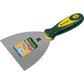 Шпательная лопатка Kraftool с двухкомпонентной ручкой нержавеющее полотно 125 мм 10035-125 (артикул 13671809) – фото 3