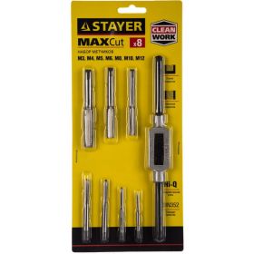 Набор метчиков, метчикодержатель 1шт, метчики 7шт, 8 предметов Stayer MASTER 28016-H8_z01 (артикул 13664063) – фото 4