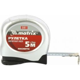 Рулетка Magnetic, 5 м х 19 мм, MATRIX 31011 (артикул 13699002) – фото 4