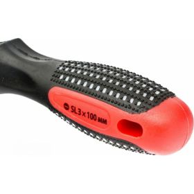 Отвертка SL3,0х100 мм MATRIX Fusion Anti slip 11408 (артикул 13697933) – фото 3