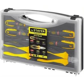 Набор слесарно-монтажного инструмента STAYER CHROMAX: 4 отвертки, плоскогубцы и бокорезы, 6 предметов 2202-H6 (артикул 13664322) – фото 6