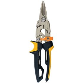 Ножницы для металла Fiskars прямые PowerGear 1027207 (артикул 16494293) – фото 1