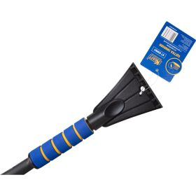 Зимняя щетка со скребком 57 см сине-желтая щетина KRAFT KT 830067 (артикул 16045510) – фото 2
