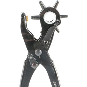 Револьверный дырокол STAYER Standard 6 в 1 для кожи 2-4.5 мм 22940_z01 (артикул 15404514) – фото 3