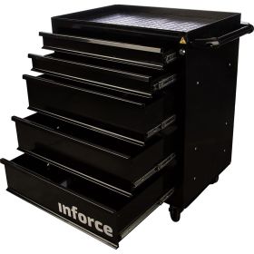 Инструментальная тележка, 5 ящиков 745х465х825 Inforce 06-01-14 (артикул 15774965) – фото 1