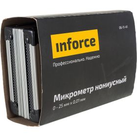 Микрометр 0-25мм*0.01мм Inforce 06-11-41 (артикул 15774791) – фото 12