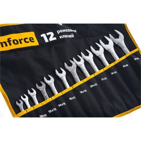 Набор рожковых ключей 12 предметов Inforce 06-05-44 (артикул 15700512) – фото 7