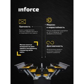 Ящик для инструмента 18, металлический Inforce 06-20-07 (артикул 15785560) – фото 7