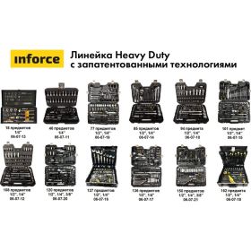 Набор инструментов Inforce 108 предметов 1/2", 1/4" 06-07-12 (артикул 15777712) – фото 4
