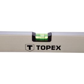 Алюминиевый анодированный уровень Topex 800 мм 3 глазка 29C303 (артикул 15541482) – фото 3