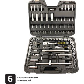Набор инструментов Inforce 108 предметов 1/2", 1/4" 06-07-12 (артикул 15777712) – фото 23