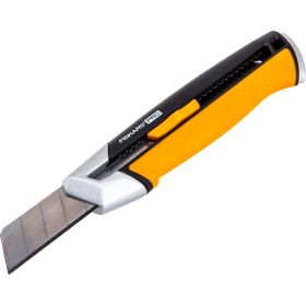 Строительный нож с выдвижным сменным лезвием Fiskars 25мм CarbonMax 1027228 (артикул 16494269) – фото 5