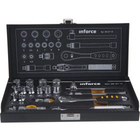Набор инструментов 18 предметов 1/4" Inforce 06-07-13 (артикул 15777713) – фото 1