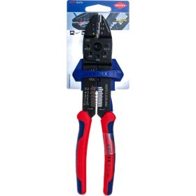 Пресс-клещи для резки и зачистки кабеля KNIPEX 3 гнезда KN-9722240SB (артикул 16146141) – фото 1