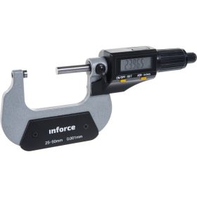Цифровой микрометр 25-50мм/1-2"*0.001мм/0.00005" Inforce 06-11-45 (артикул 15774795) – фото 1