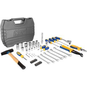 Набор инструмента 1/2 Dr и 1/4 Dr 56 предметов KRAFT KT 700303 (артикул 15966154) – фото 5