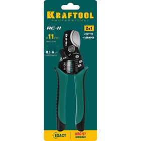 Кабелерез KRAFTOOL RC-11 d-11 мм, 0.5-6 мм2, съемник изоляции 22696-2 (артикул 16252698) – фото 4