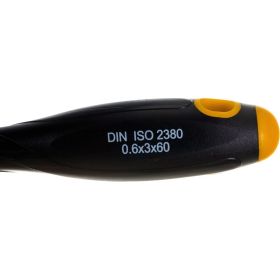 Шлицевая отвертка Inforce SL3x60 06-09-58 (артикул 15759606) – фото 3