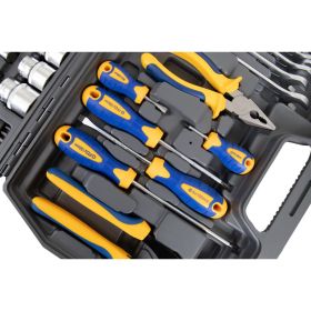 Набор инструмента 1/2 Dr и 1/4 Dr 56 предметов KRAFT KT 700303 (артикул 15966154) – фото 3