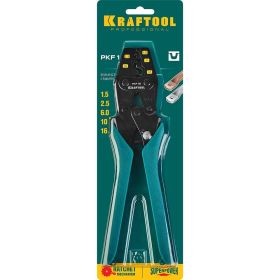 Пресс-клещи KRAFTOOL PKF-16 усиленные, для медных наконечников и гильз 45466 (артикул 16043741) – фото 4