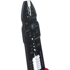 Пресс-клещи для резки и зачистки кабеля KNIPEX 3 гнезда KN-9722240SB (артикул 16146141) – фото 2