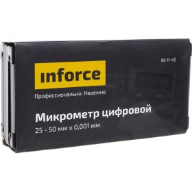 Цифровой микрометр 25-50мм/1-2"*0.001мм/0.00005" Inforce 06-11-45 (артикул 15774795) – фото 7