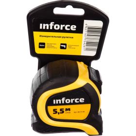 Измерительная рулетка с нейлоновой лентой и магнитным зацепом 5.5x27мм Inforce 06-11-46 (артикул 15790429) – фото 2
