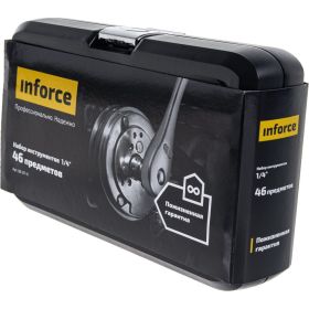 Набор инструментов Inforce 46 предметов 1/4" Inforce 06-07-11 (артикул 15777711) – фото 14