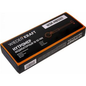 Нутромер WIEDERKRAFT индикаторный, 18-50 мм, 0.01 мм WDK-MB5001 (артикул 16393824) – фото 2
