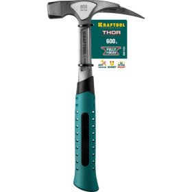 Молоток кровельщика, 600 г, цельнокованый, с магнитом Kraftool "THOR" 20181 (артикул 15951319) – фото 7