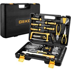 Профессиональный набор инструмента для дома и авто в чемодане DEKO DKMT89 065-0737 (артикул 16504693) – фото 1