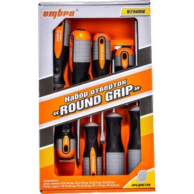 Набор отверток ROUND GRIP 8 предметов Ombra 975008 (артикул 13939632) – фото 1