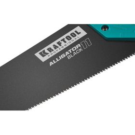 Ножовка для точного реза Kraftool "Alligator BLACK", 400 мм, 11 TPI 3D зуб, 15205-40 (артикул 16043591) – фото 5