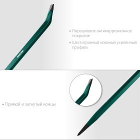 Монтировка-лом Kraftool 750 мм, 19 мм, шестигранная, 21807-75_z01 (артикул 16150285) – фото 2