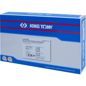 Набор торцевых насадок, бит и ударная отвертка, ложемент, 43шт KING TONY 9-4143FRV (артикул 15535288) – фото 2